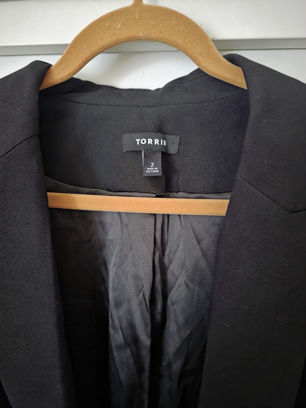 torrid Black Tailored Women's Blazer Jacket